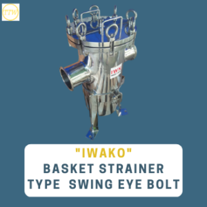 stainless steel swing eye bolt basket strainers