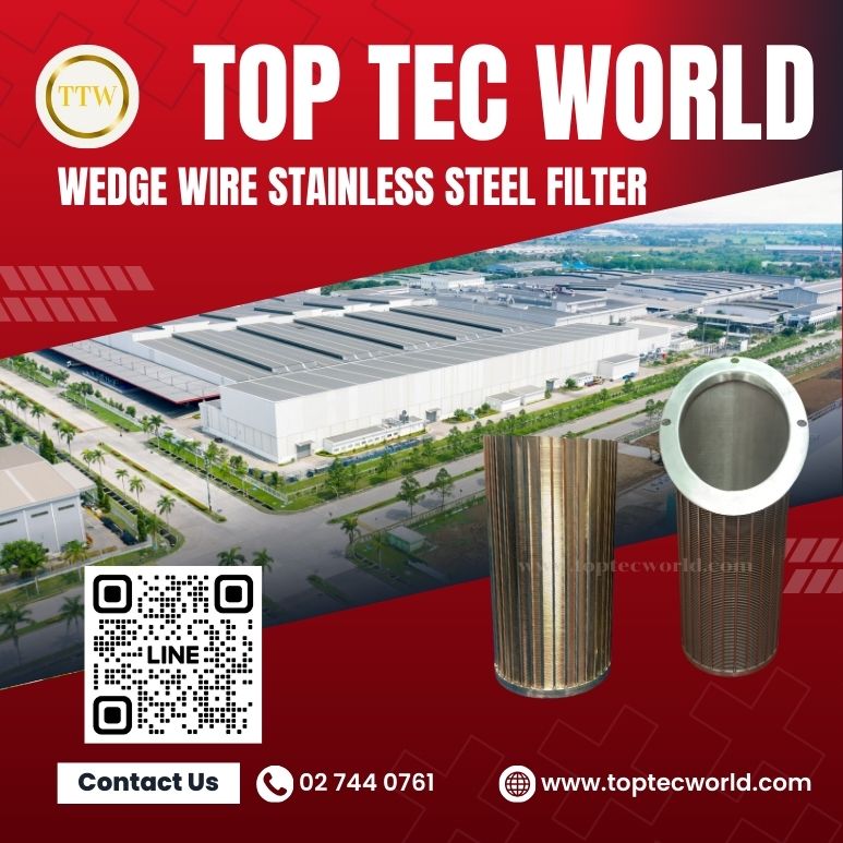 wedge wire stainless steel filter